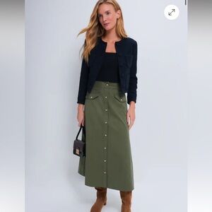 Tuckernuck Green Kenya Skirt